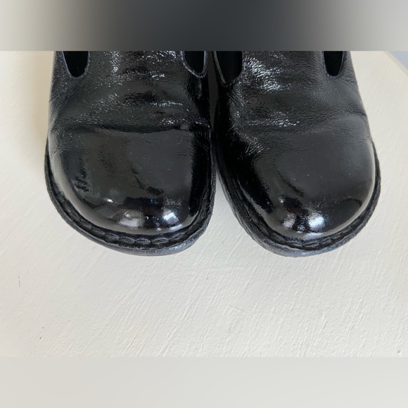 Born Della Clog Mule Black Buckle Womens Size 7 - Picture 9 of 9